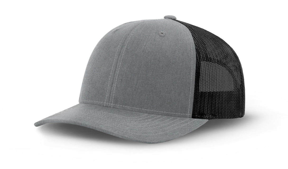 Joe's USA Original Trucker Hat JOE112 - Heather Gray/Black - Main View