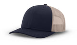 Joe's USA Original Trucker Hat JOE112 - Navy/Stone - Main View