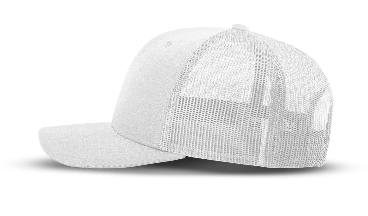 Joe's USA Original Trucker Hat JOE112 - White - Angle View 2