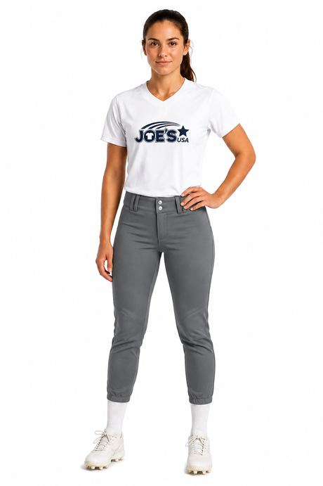 Joe's USA Women's Standard Low-Rise Softball Pants