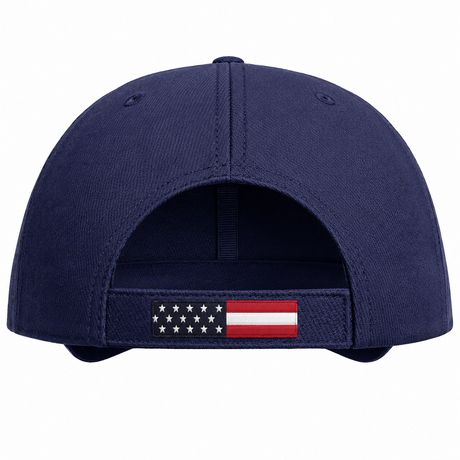 JOE829 Joe's USA Americana Flag Sandwich Cap - Blue Crush (Back)