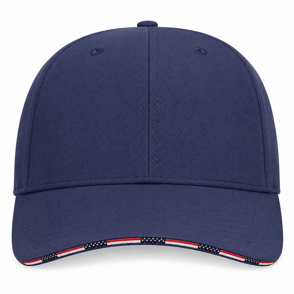 JOE829 Joe's USA Americana Flag Sandwich Cap - Blue Crush (Front)