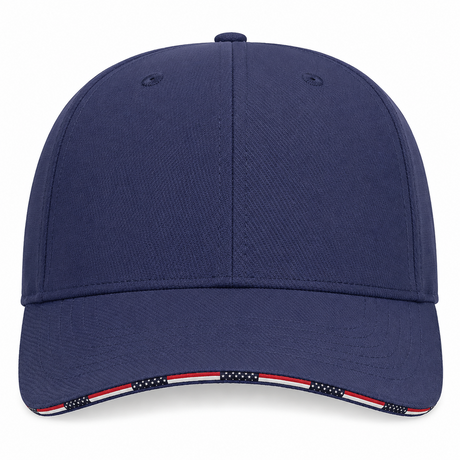 JOE829 Joe's USA Americana Flag Sandwich Cap - Blue Crush (Front)