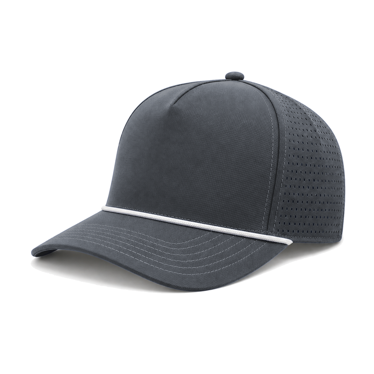 Joe's USA Performance Rope Laser Cut 5-Panel Golf Snapback Cap