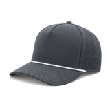 Joe's USA Performance Rope Laser Cut 5-Panel Golf Snapback Cap