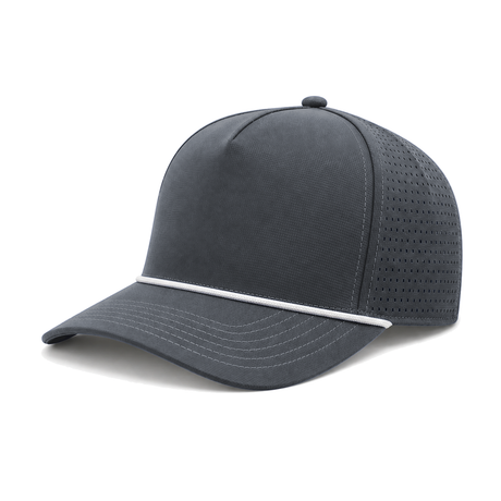 Joe's USA Performance Rope Laser Cut 5-Panel Golf Snapback Cap