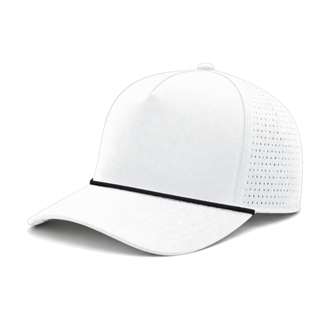 Joe's USA Performance Rope Laser Cut 5-Panel Golf Snapback Cap