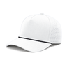 Joe's USA Performance Rope Laser Cut 5-Panel Golf Snapback Cap