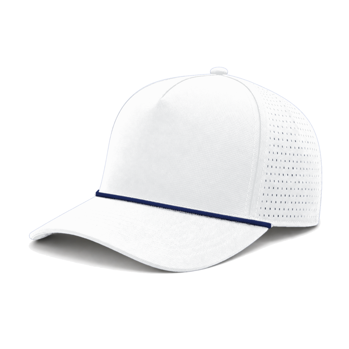 Joe's USA Performance Rope Laser Cut 5-Panel Golf Snapback Cap