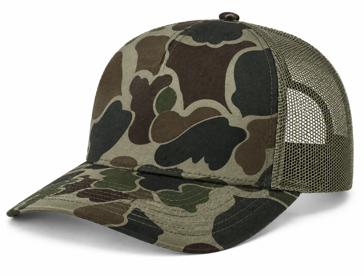 Joe's USA Five-Panel Duck Camo Trucker Cap