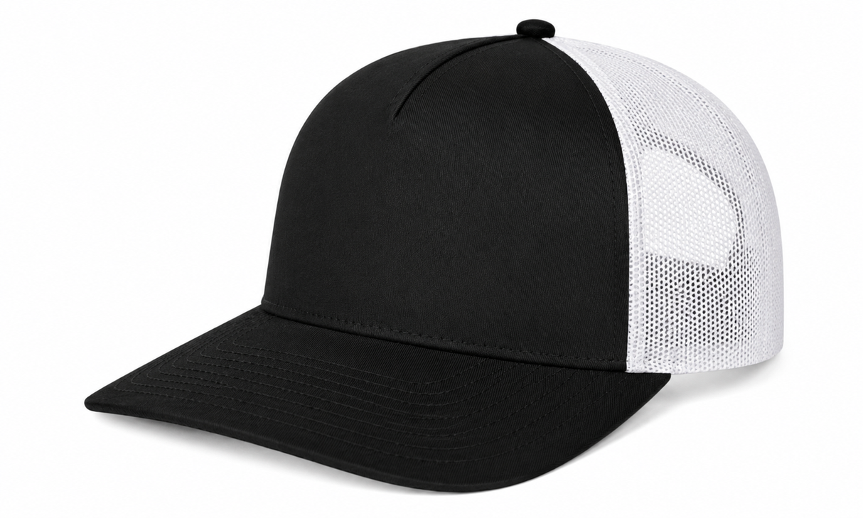 Joe's USA Classic Pro Mesh Trucker Hat | Structured 5-Panel Snapback (JOE112FP)