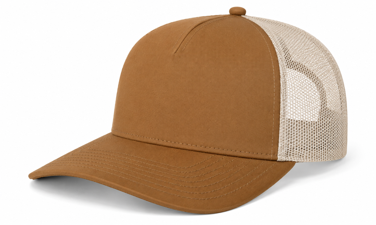 Joe's USA Classic Pro Mesh Trucker Hat | Structured 5-Panel Snapback (JOE112FP)
