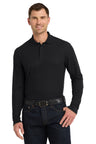 Port Authority K100LS Long Sleeve Core Classic Pique Polo Wholesale Blank