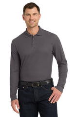 Port Authority ®  Long Sleeve Core Classic Pique Polo. K100LS - Port Authority K100LS