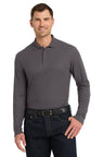 Port Authority ®  Long Sleeve Core Classic Pique Polo. K100LS - Port Authority K100LS