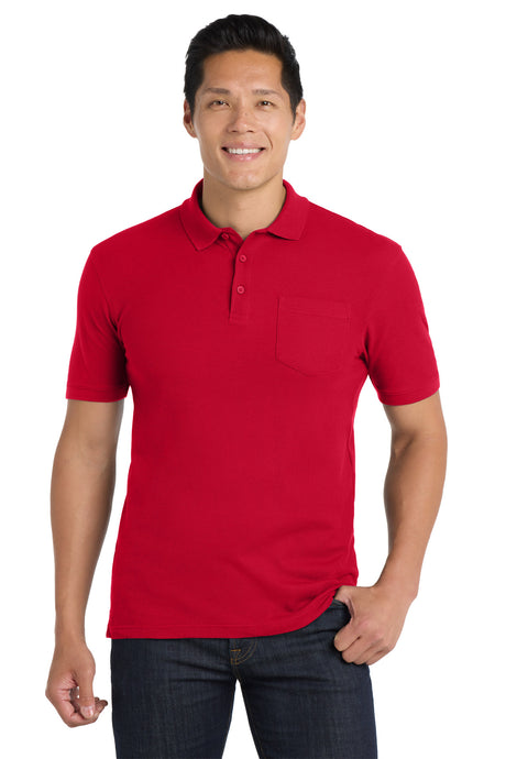 Port Authority K100P Core Classic Pique Pocket Polo Wholesale Blank