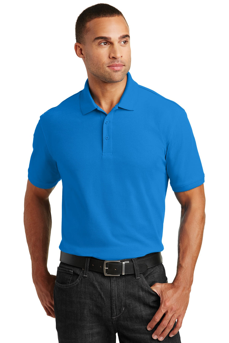 Port Authority ®  Core Classic Pique Polo. K100 - Coastal Blue - Port Authority K100