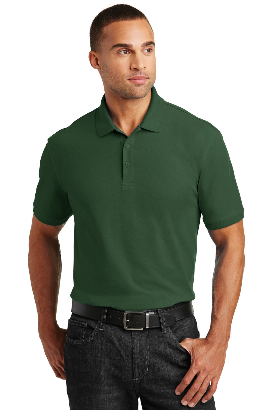 Port Authority ®  Core Classic Pique Polo. K100 - Deep Forest Green - Port Authority K100