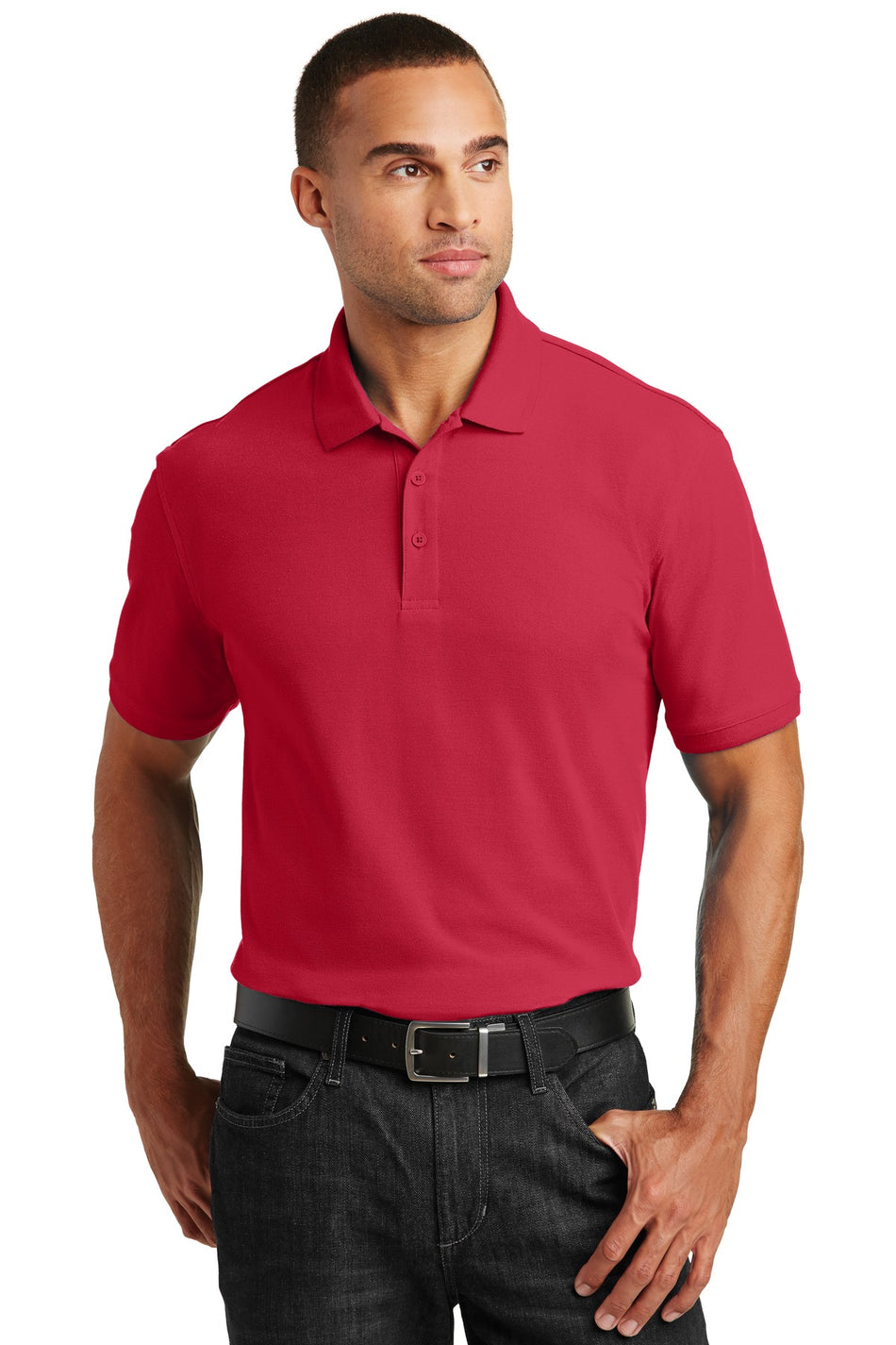 Port Authority ®  Core Classic Pique Polo. K100 - Rich Red - Port Authority K100