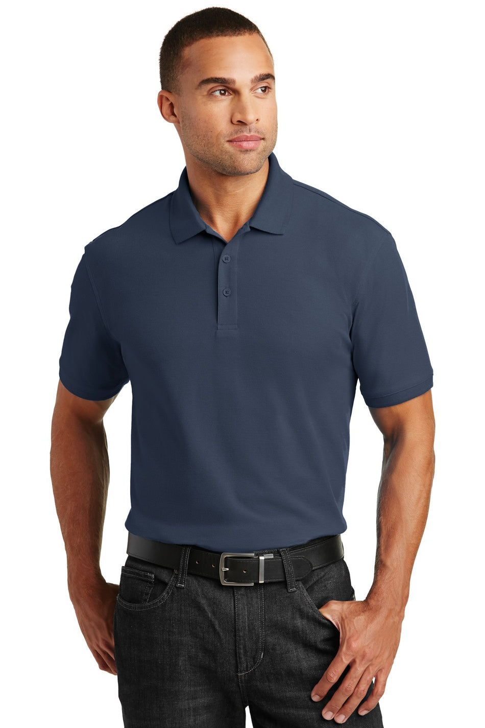 Port Authority ®  Core Classic Pique Polo. K100 - River Blue Navy - Port Authority K100