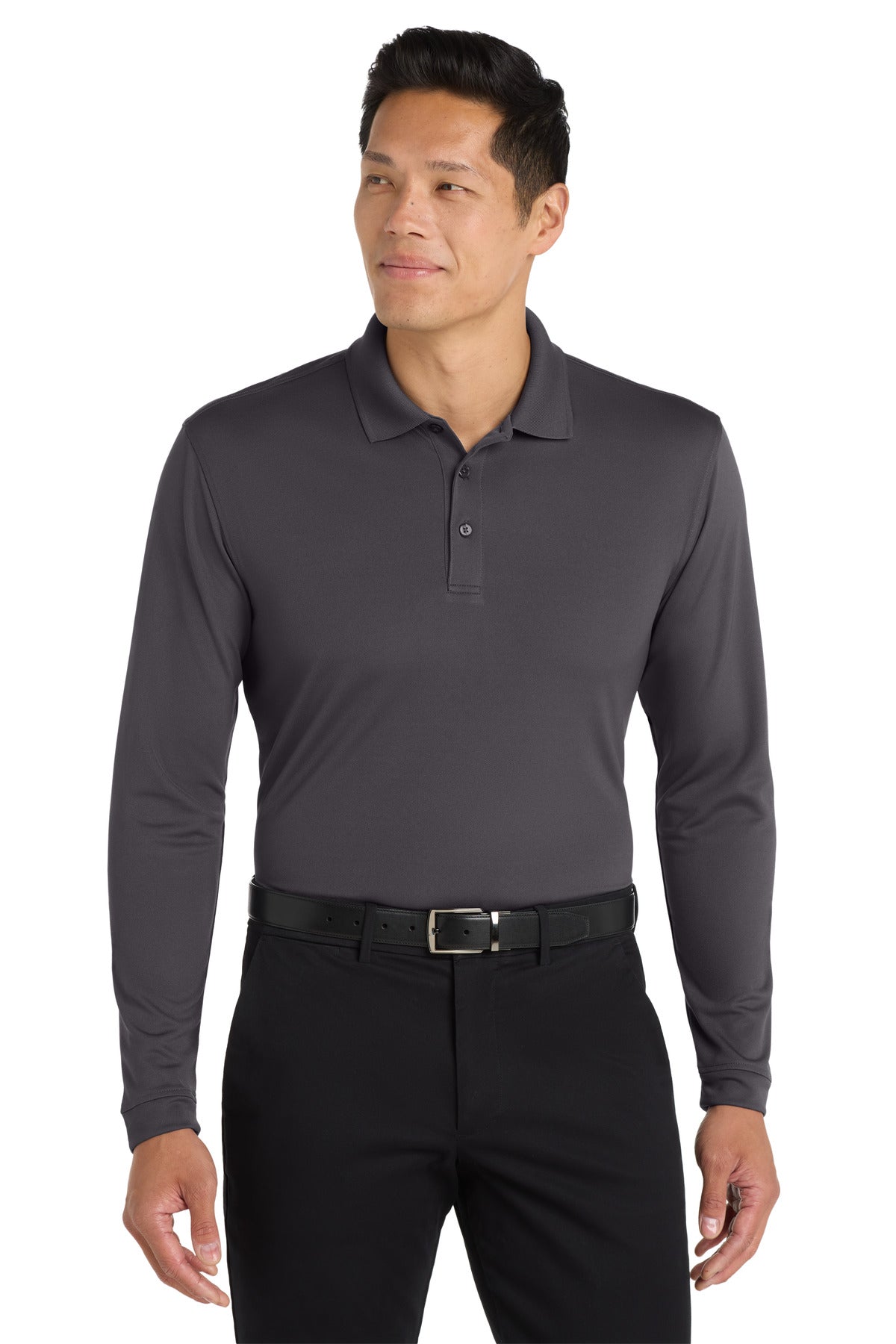 Port Authority  ®  Dry Zone  ®  UV Micro-Mesh Long Sleeve Polo K110LS - Port Authority K110LS