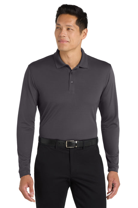 Port Authority K110LS Dry Zone UV Micro-Mesh Long Sleeve Polo | Wholesale