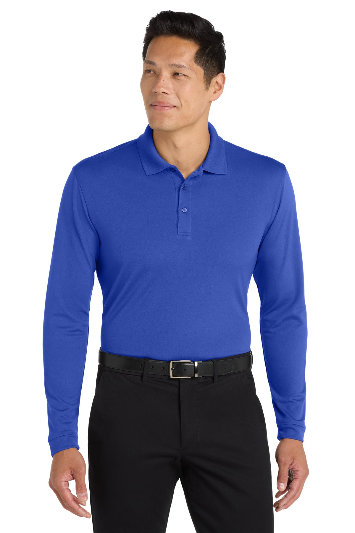 Port Authority  ®  Dry Zone  ®  UV Micro-Mesh Long Sleeve Polo K110LS - Port Authority K110LS