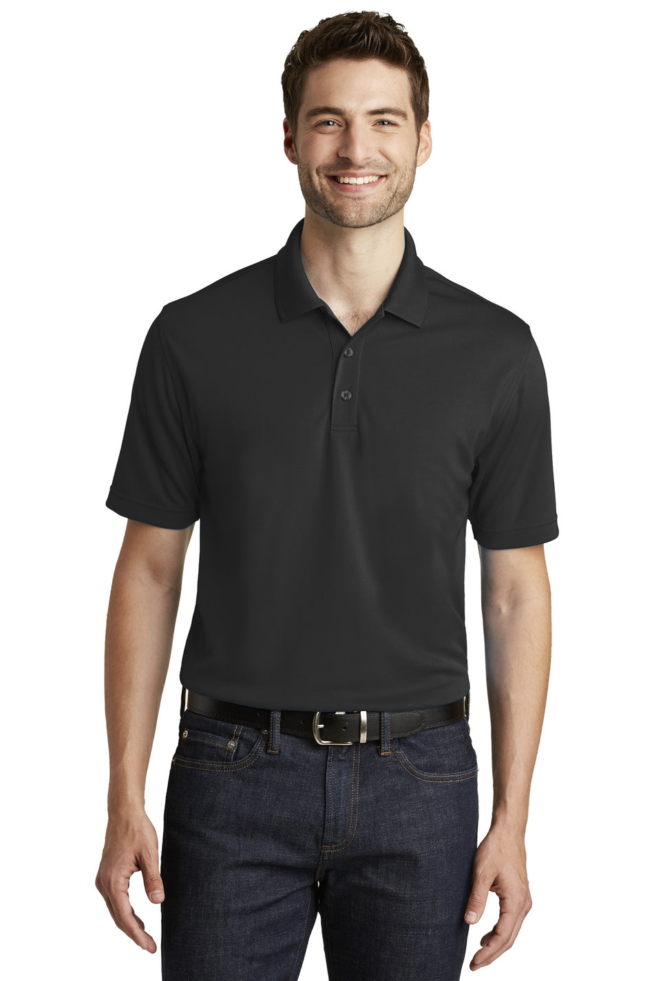 Port Authority ®  Dry Zone ®  UV Micro-Mesh Polo. K110 - Deep Black - Port Authority K110