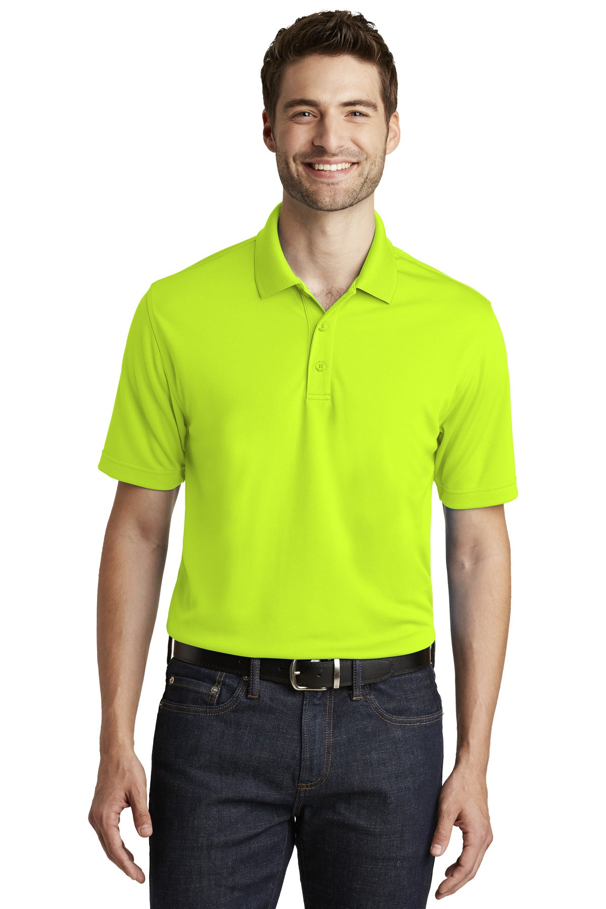 Port Authority ® Dry Zone ® UV Micro-Mesh Polo. K110 - Safety Yellow - Port Authority K110 Polos/Knits Port Authority Safety Yellow XS