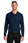 Port Authority K200LS Wearever Signature Pique Long Sleeve Polo Wholesale