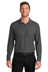 Port Authority K200LS Wearever Signature Pique Long Sleeve Polo Wholesale