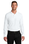 Port Authority K200LS Wearever Signature Pique Long Sleeve Polo Wholesale
