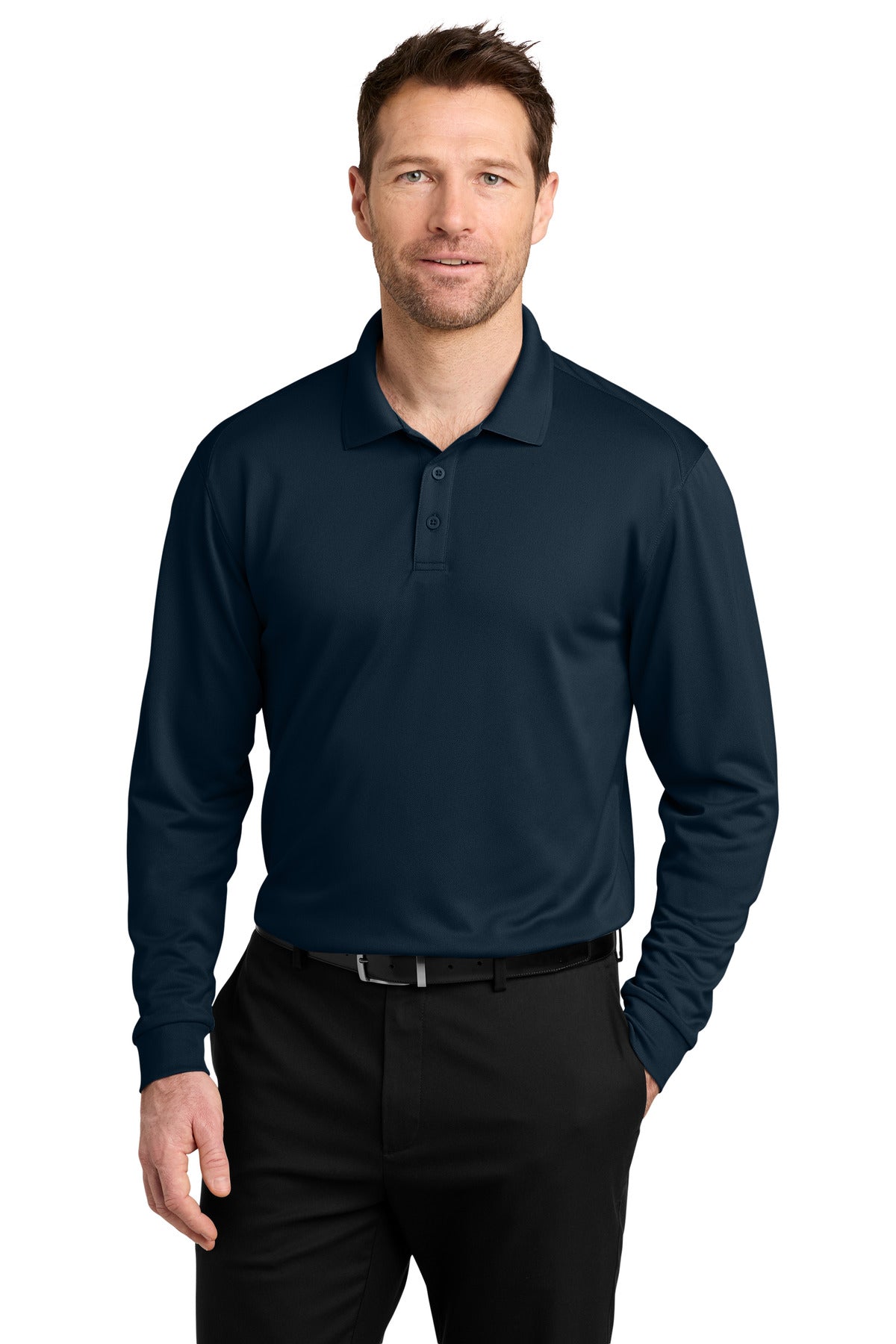 Port Authority K240LS Wearever Performance Pique Long Sleeve Polo