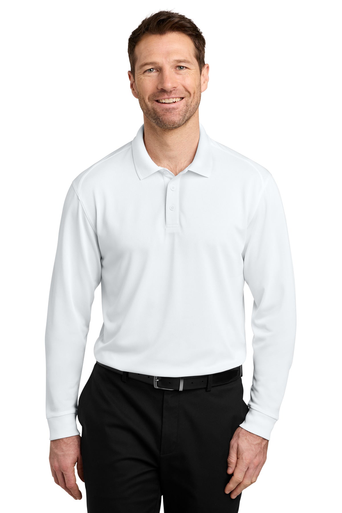 Port Authority K240LS Wearever Performance Pique Long Sleeve Polo