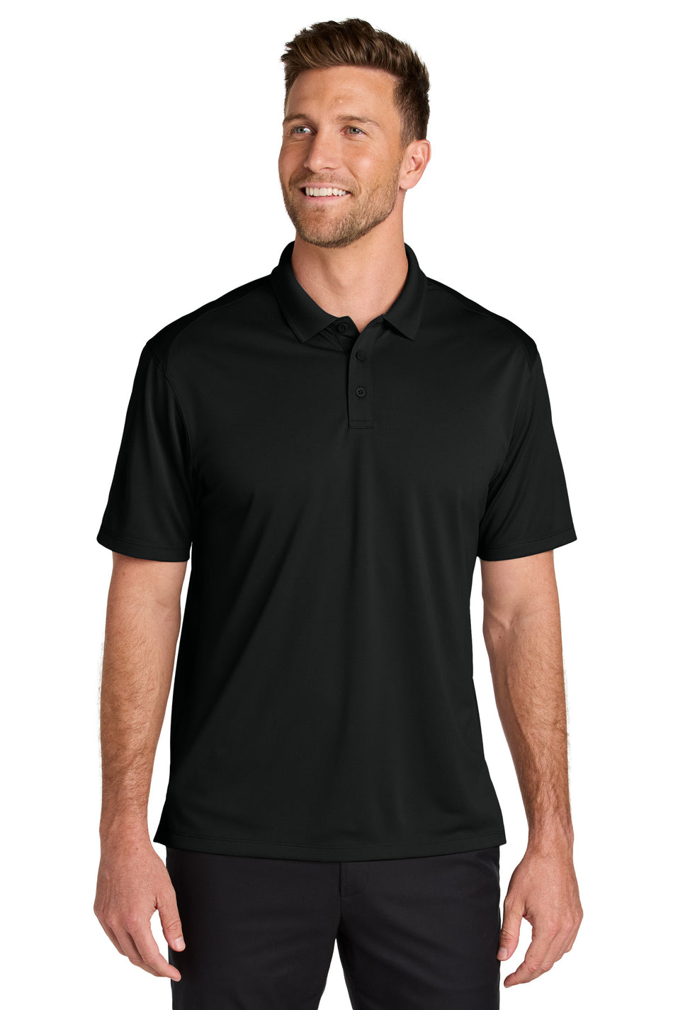 Port Authority ®  Wearever Performance Pique Polo K240 - Deep Black - Port Authority K240