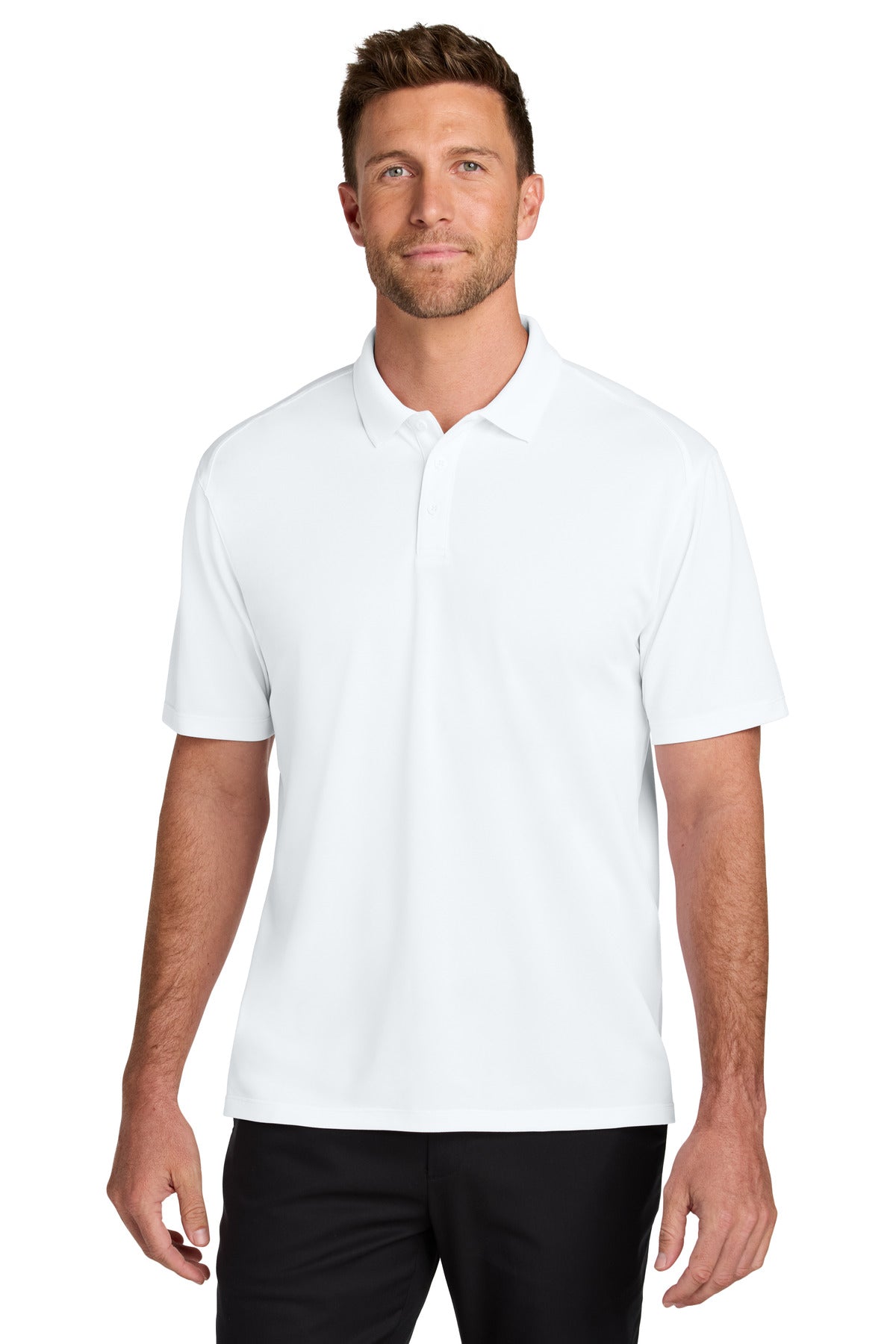 Port Authority ® Wearever Performance Pique Polo K240 - White - Port Authority K240 Polos/Knits Port Authority White S