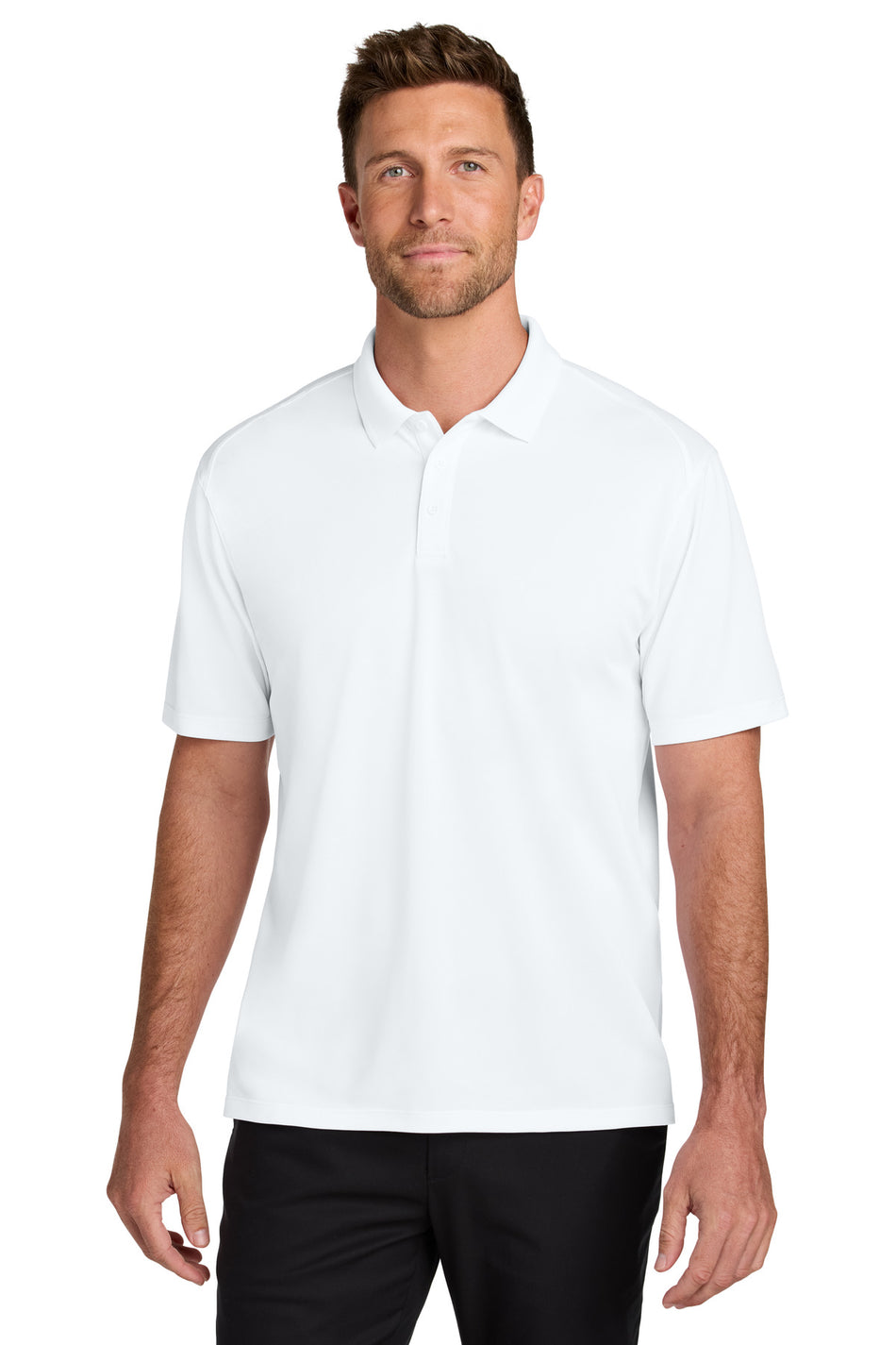 Port Authority ®  Wearever Performance Pique Polo K240 - White - Port Authority K240