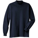 Joe's USA Men's Interlock Knit Mock Turtleneck Joe's USA X-Small Navy