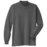 Joe's USA Men's Interlock Knit Mock Turtleneck Joe's USA X-Small Steel Grey