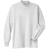 Joe's USA Men's Interlock Knit Mock Turtleneck Joe's USA X-Small White