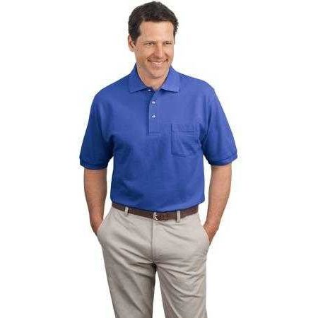 Mens Pique Knit Polo with Pocket Joe's USA Mens Apparel