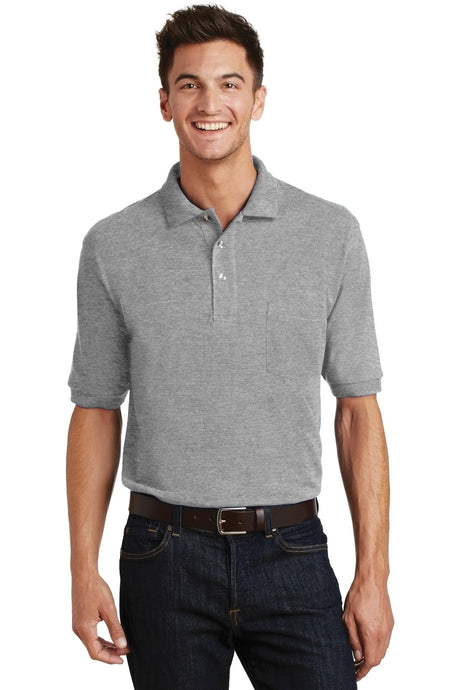Port Authority ®  Heavyweight Cotton Pique Polo with Pocket.  K420P - Port Authority K420P