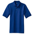 Mens Pique Knit Polo with Pocket Polos/Knits Joe's USA X-Small Royal