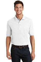 Port Authority ®  Heavyweight Cotton Pique Polo with Pocket.  K420P - Port Authority K420P