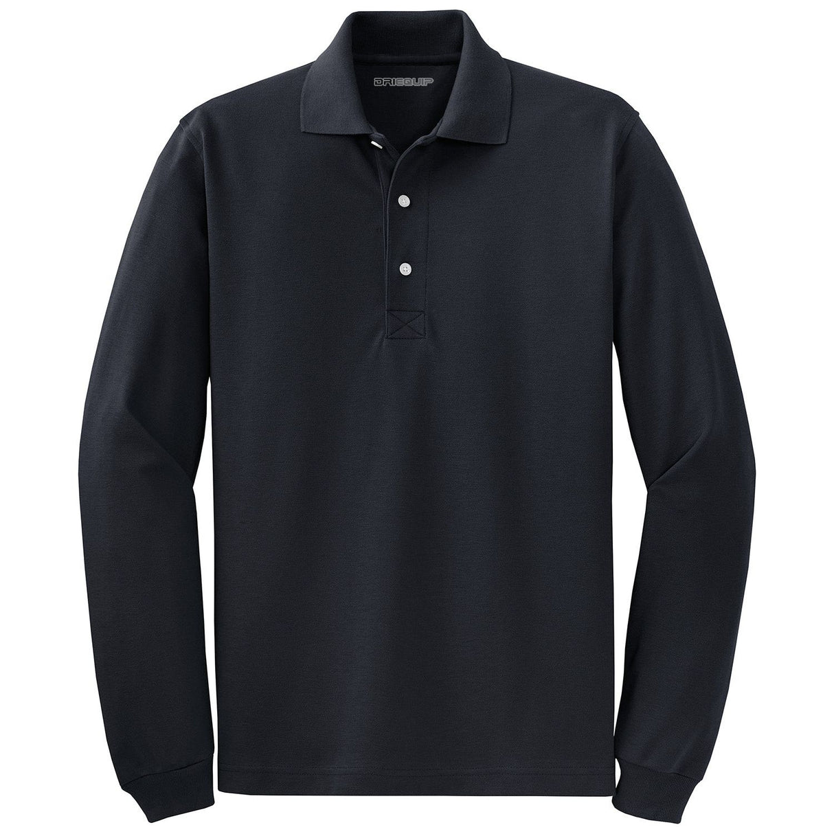 Men's Rapid Dry™ Long Sleeve Polo Polos/Knits Joe's USA Classic Navy X-Small