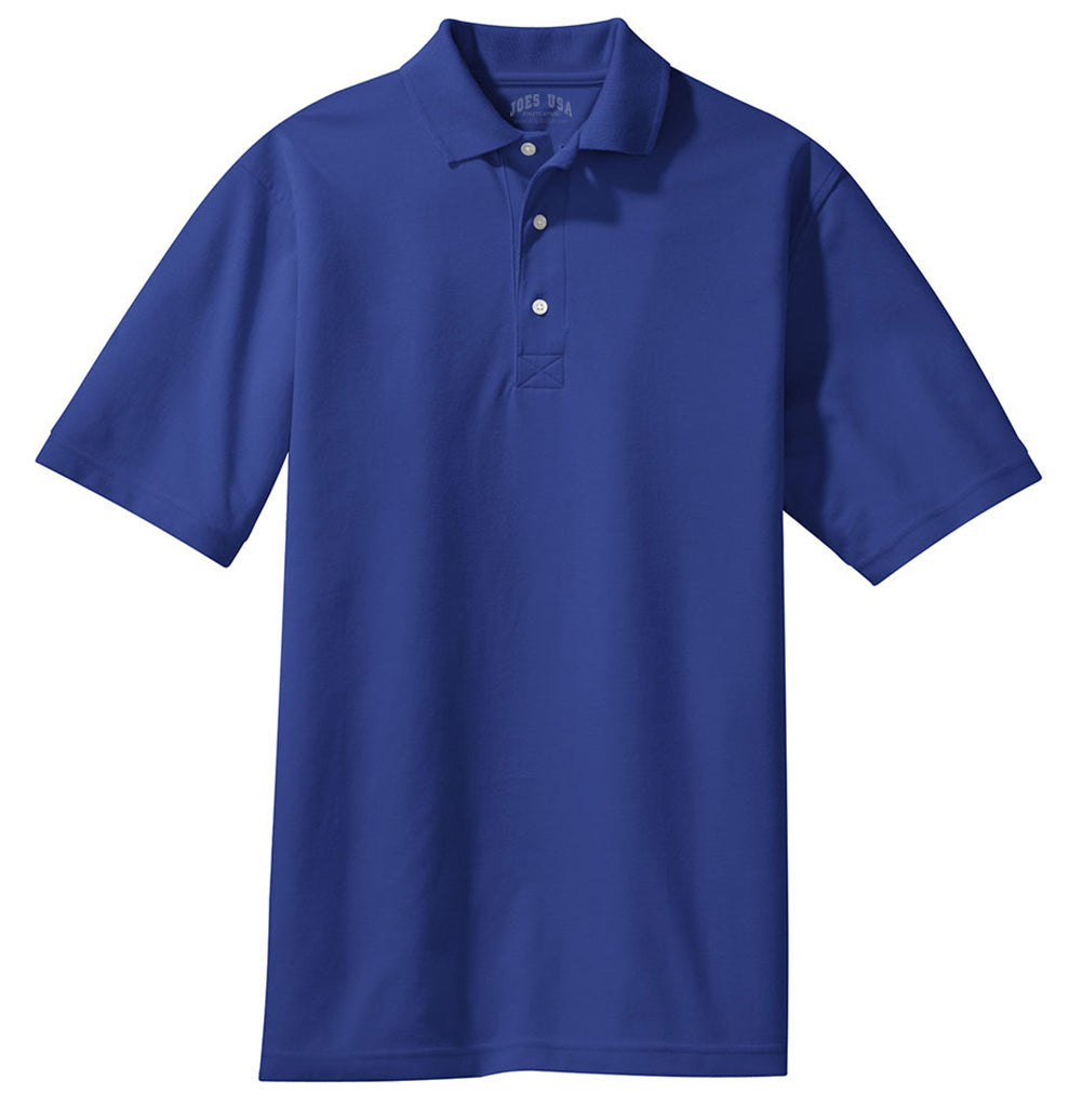 Men's Rapid Dry™ Polo Polos/Knits Joe's USA Royal Blue X-Small