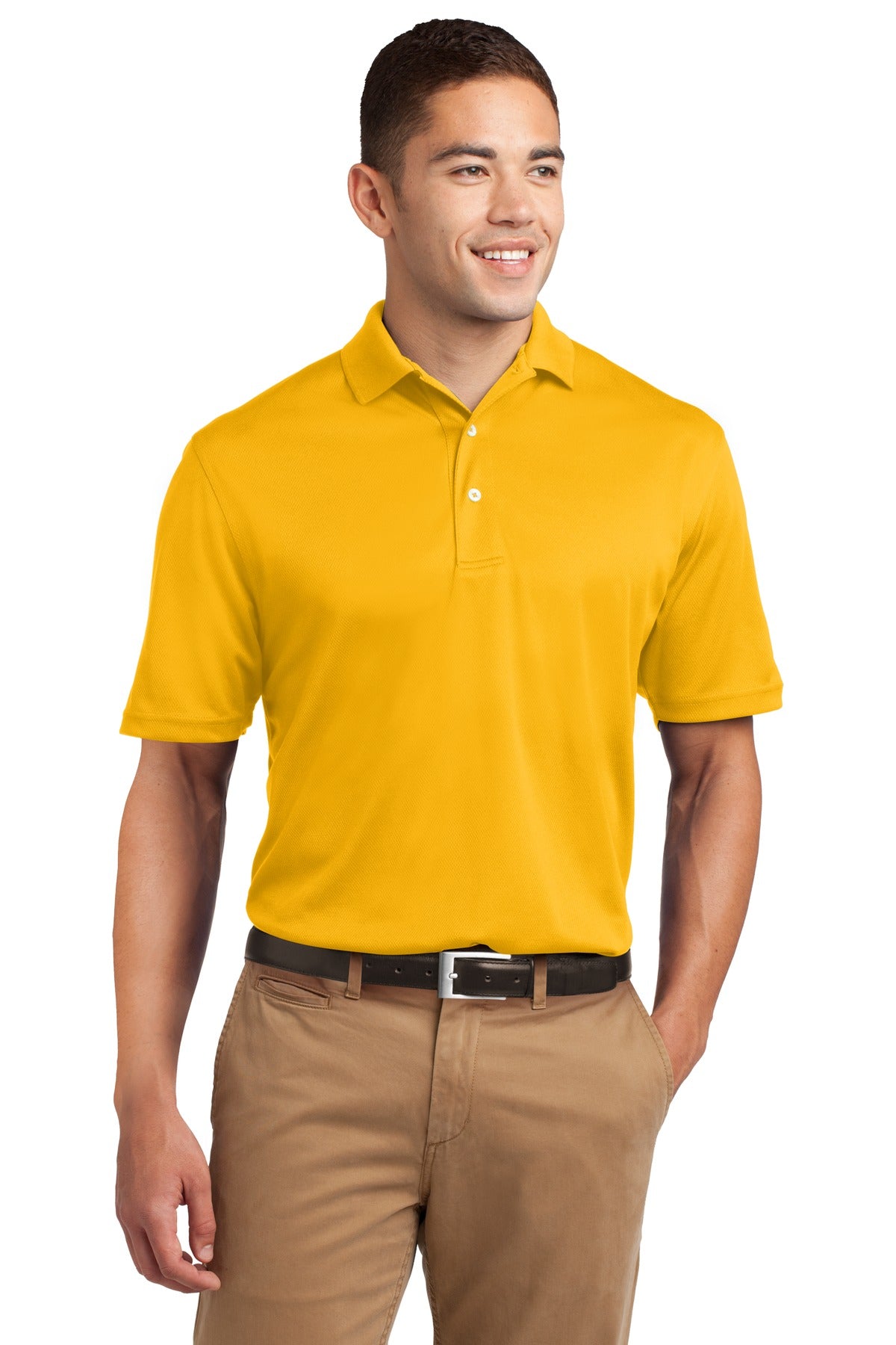 Sport-Tek ® Dri-Mesh ® Polo. K469 - Gold - Sport-Tek K469 Polos/Knits Sport-Tek Gold XS