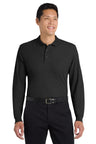 Port Authority K500LS Silk Touch Long Sleeve Polo Wholesale Blank