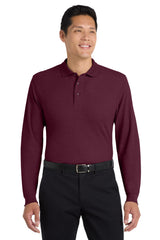 Port Authority K500LS Silk Touch Long Sleeve Polo Wholesale Blank