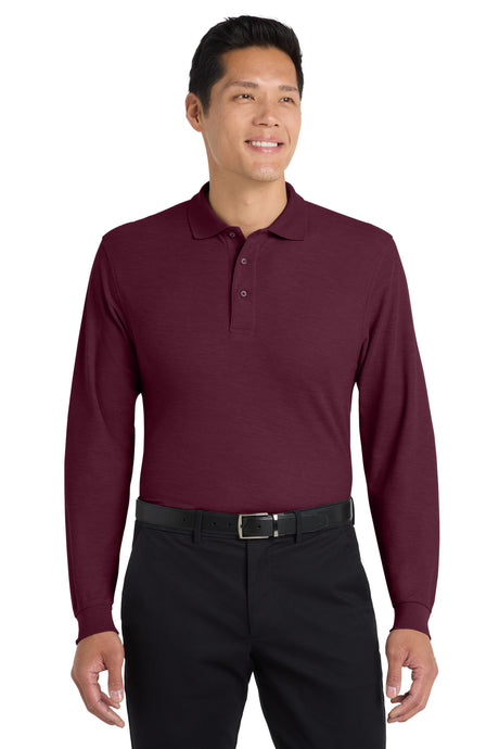 Port Authority K500LS Silk Touch Long Sleeve Polo Wholesale Blank